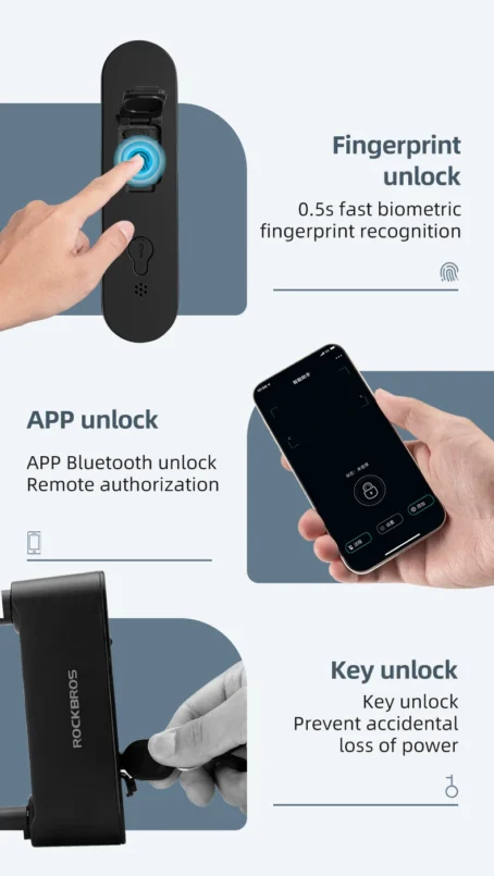 Heavy Duty Bicycle Smart Lock - Image 16