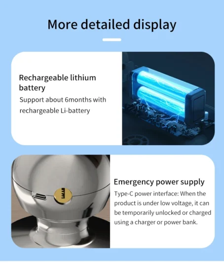 High Quality Smart Biometric Door Lock - Image 19