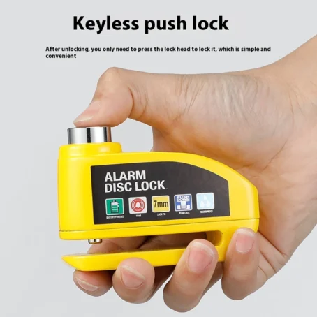 Motorcycle/Bike Alarm Disc Brake Lock - Image 2