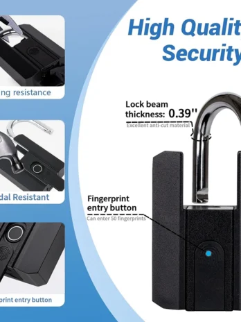 High Quality Smart Biometric Padlock