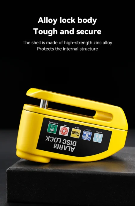 Motorcycle/Bike Alarm Disc Brake Lock - Image 12