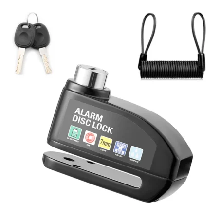 Motorcycle/Bike Alarm Disc Brake Lock