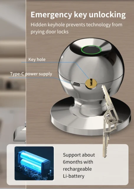 High Quality Smart Biometric Door Lock - Image 18